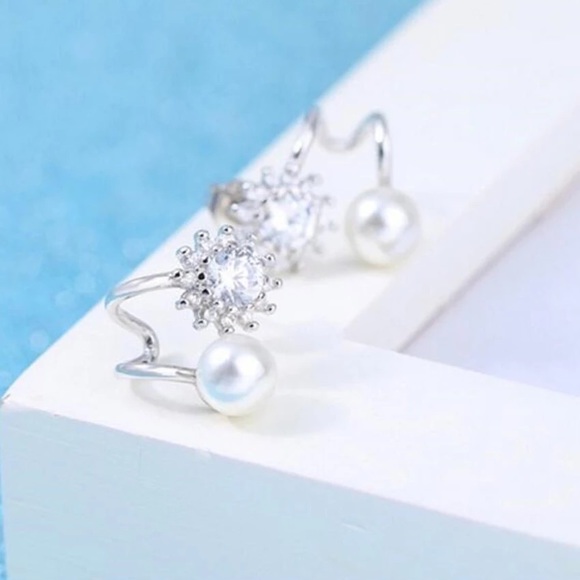 Jewelry - <CLEARANCE>S925 Sterling Sliver with Pearl Earrings for women